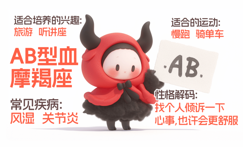 AB型血摩羯座