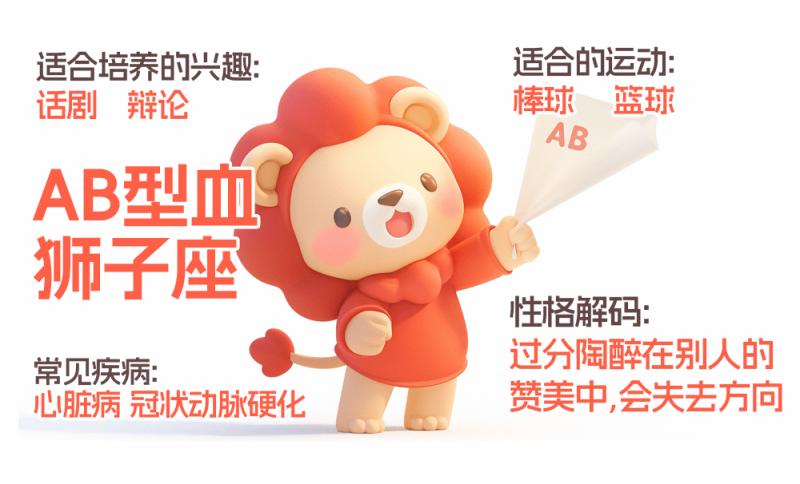 AB型血狮子座