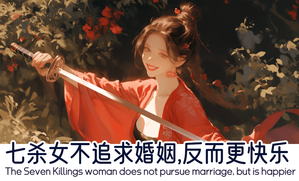 七杀女不追求婚姻，反而更快乐