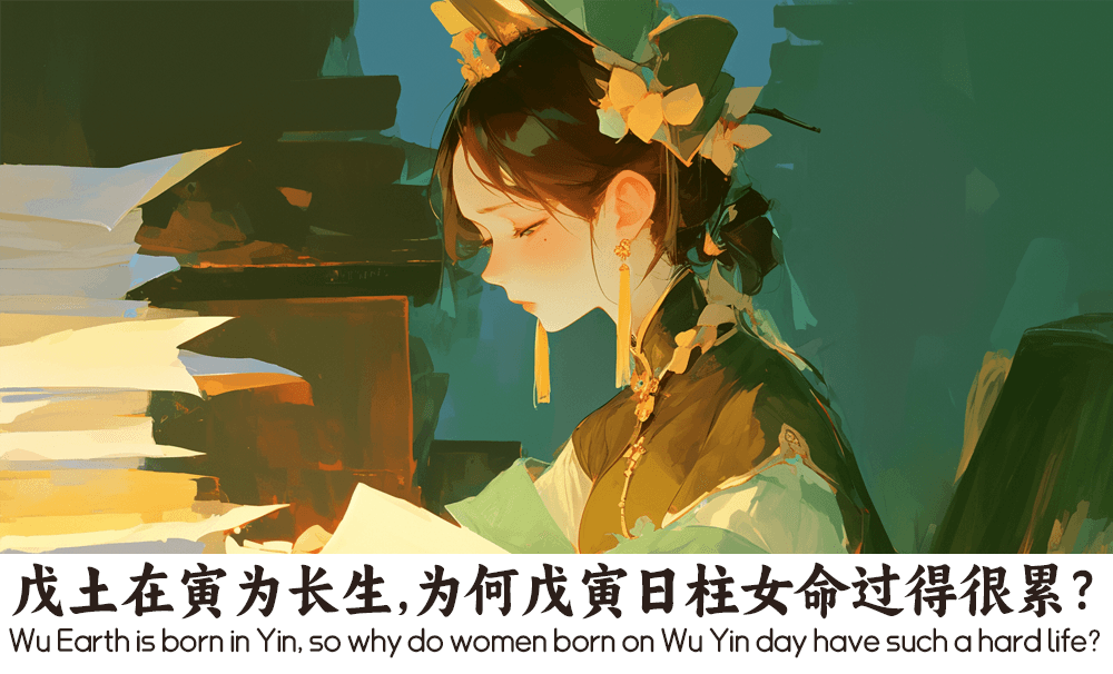 戊土在寅为长生，为何戊寅日柱女命过得很累？