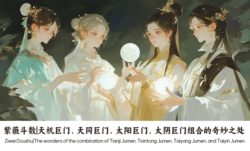 紫薇斗数|天机巨门、天同巨门、太阳巨门，太阴巨门组合的奇妙之处