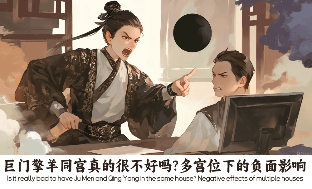 巨门擎羊同宫真的很不好吗？多宫位下的负面影响