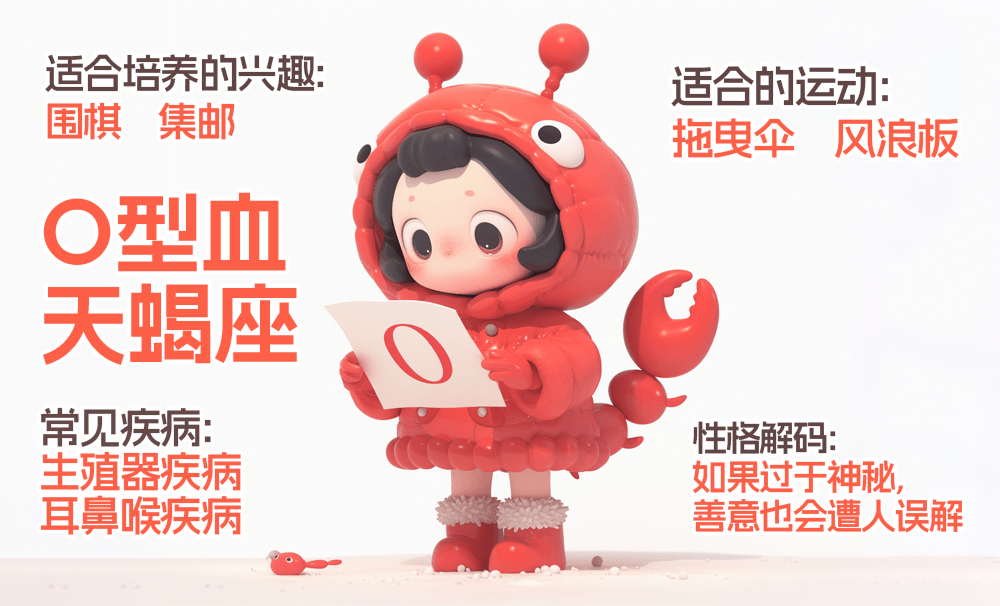 O型天蝎座适合什么兴趣、运动和生活节奏？