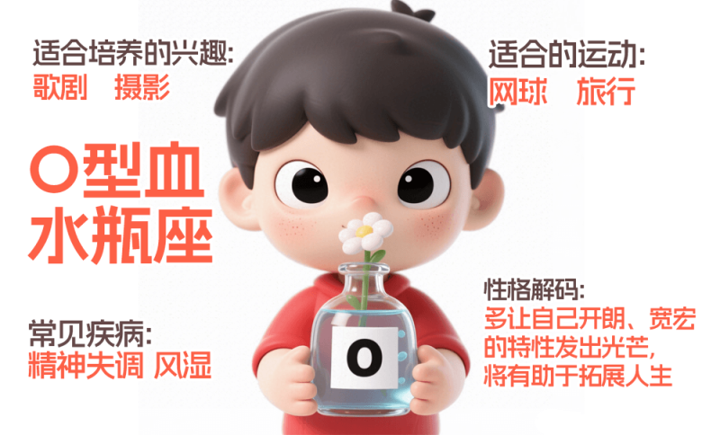 O型血水瓶座