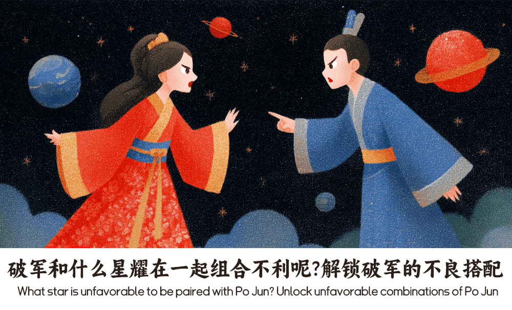 破军和什么星耀在一起组合不利呢？解锁破军的不良搭配