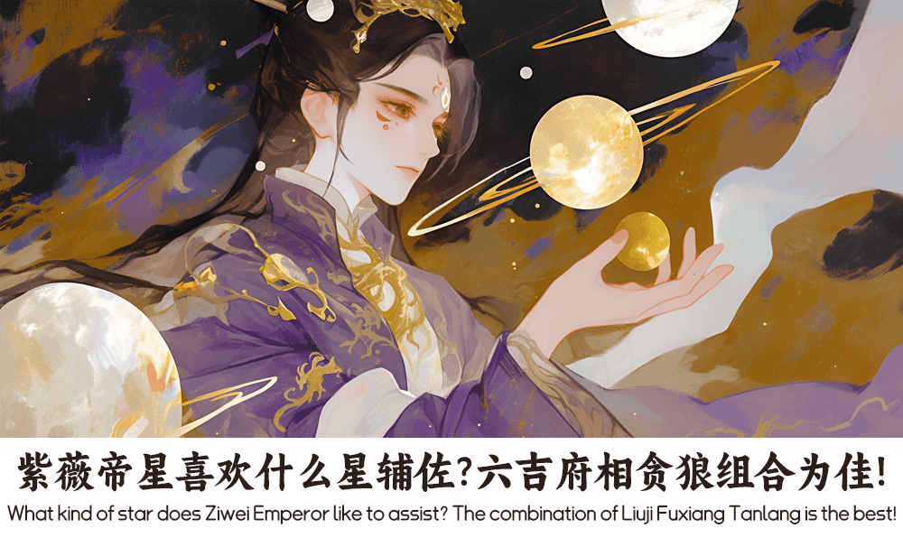 紫薇帝星喜欢什么星辅佐？六吉府相贪狼组合为佳！