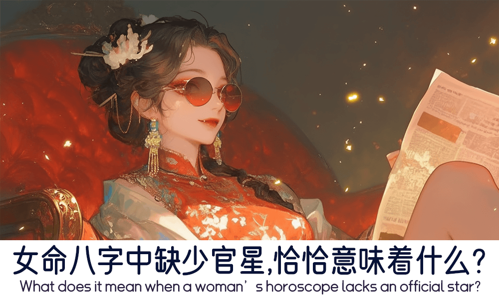 女命八字中缺少官星，恰恰意味着什么？