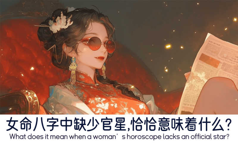 女命八字中缺少官星意味着什么？