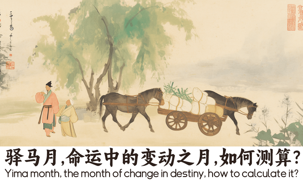 驿马月，命运中的变动之月，如何测算？