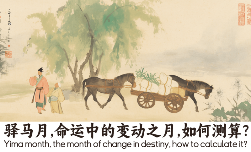 驿马月测算