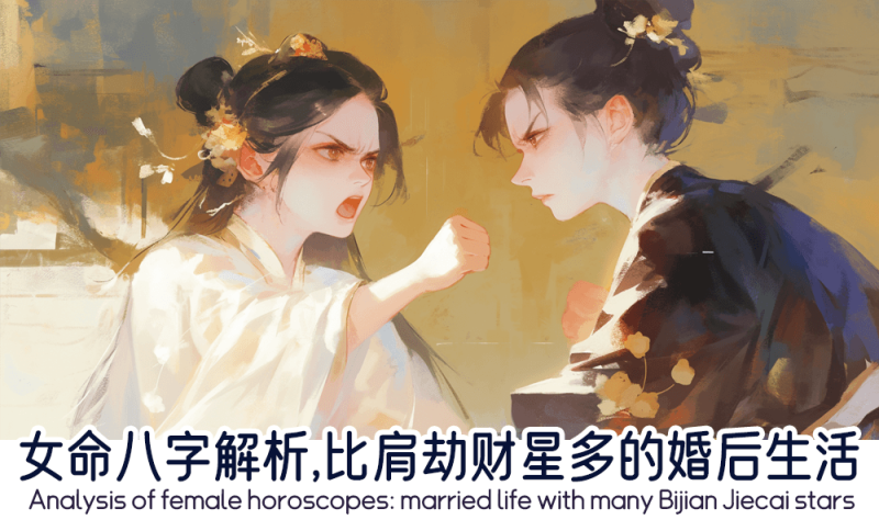 比肩劫财星多的婚后生活