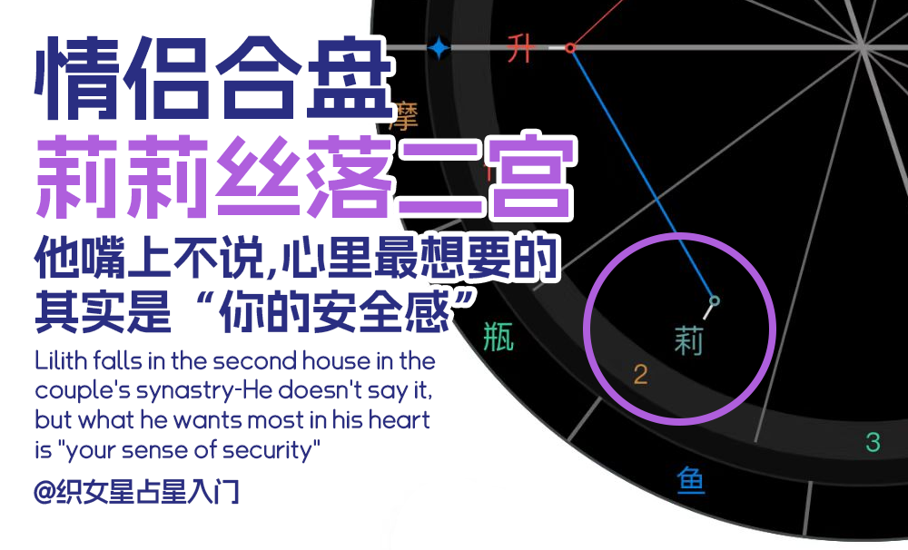 情侣合盘莉莉丝落二宫｜他嘴上不说，心里最想要的其实是“你的安全感”