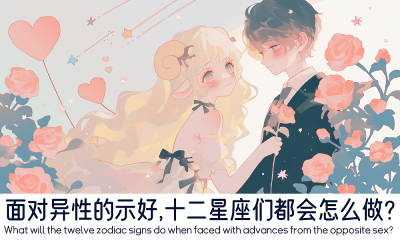 十二星座面对异性的示好