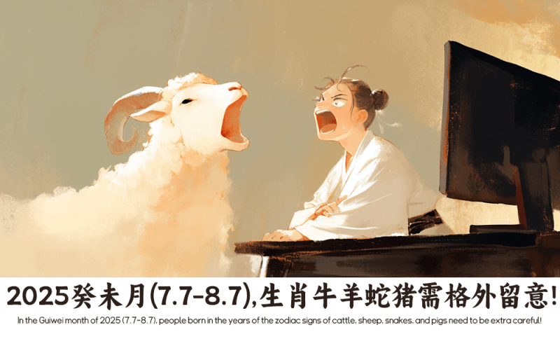 2025癸未月(7.7-8.7)，