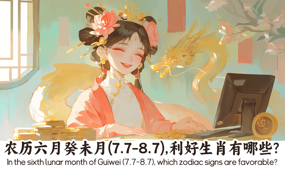 农历六月癸未月（7.7-8.7），利好生肖有哪些？