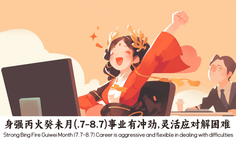 身强丙火癸未月