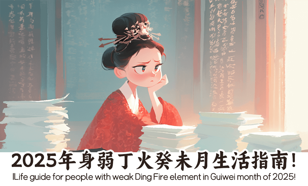 2025年身弱丁火癸未月生活指南！