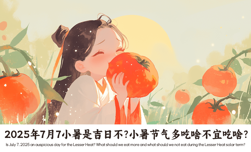 2025年7月7小暑是吉日不？小暑节气多吃啥不宜吃啥？
