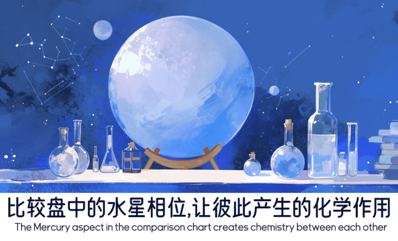 比较盘中的水星相位