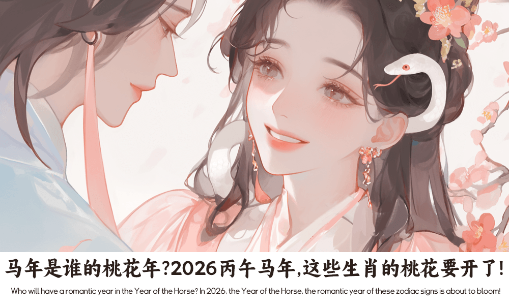 马年是谁的桃花年？2026丙午马年，这些生肖的桃花要开了！