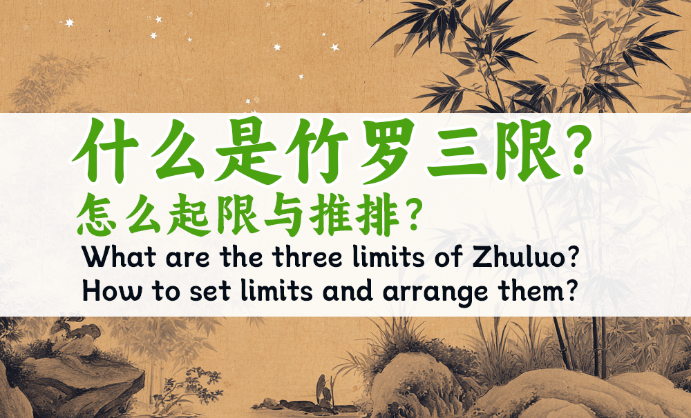 什么是竹罗三限？怎么起限与推排？