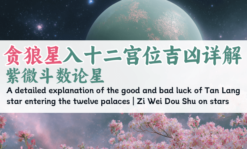 贪狼星入十二宫位
