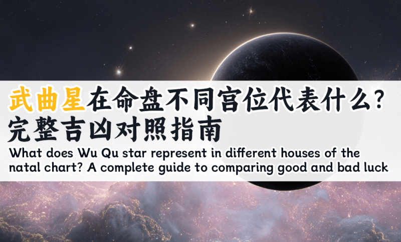 武曲星在命盘不同宫位代表什么