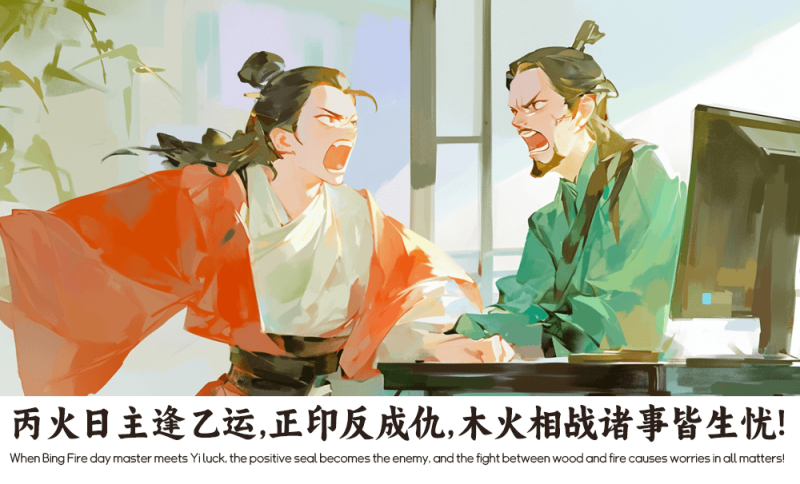 丙火日主逢乙运