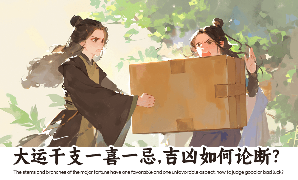 大运干支一喜一忌，吉凶如何论断？