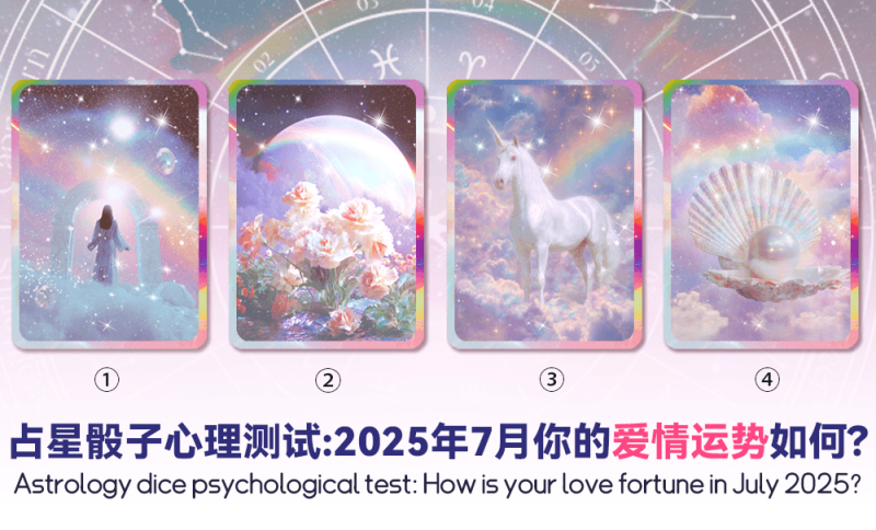 心理测试，占星骰子，2025年7月爱情运势