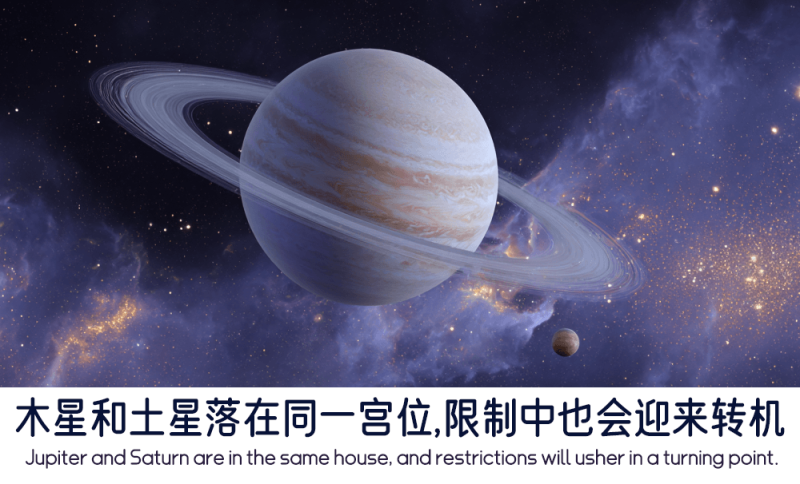 木星和土星落在同一宫位