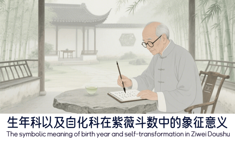 生年科以及自化科在紫薇斗数中的象征意义