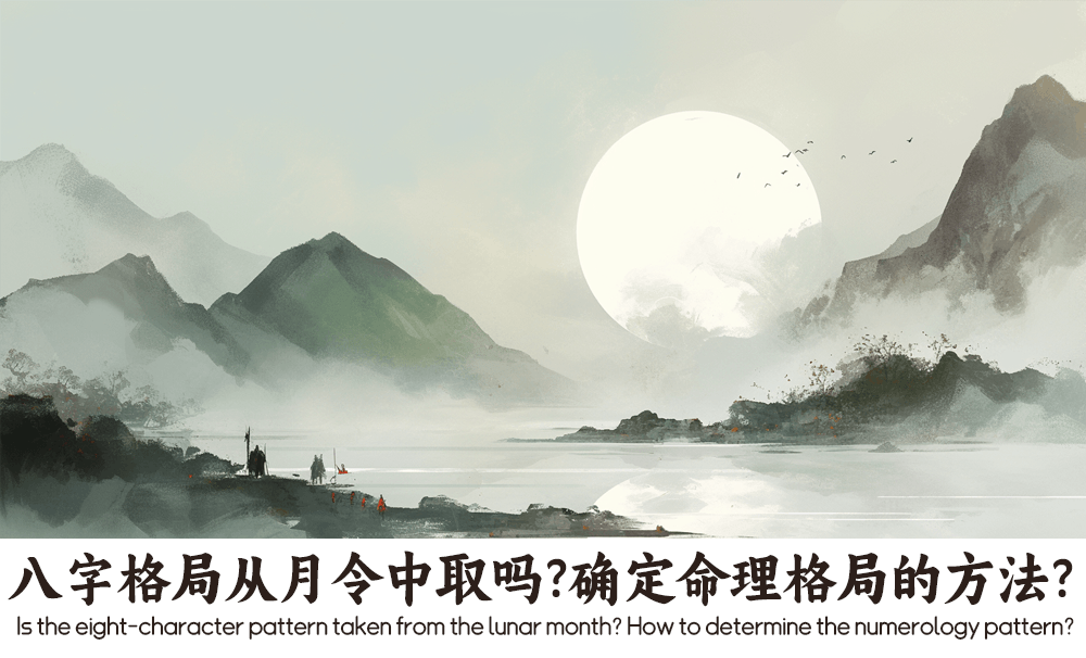 八字格局从月令中取吗？确定命理格局的方法？