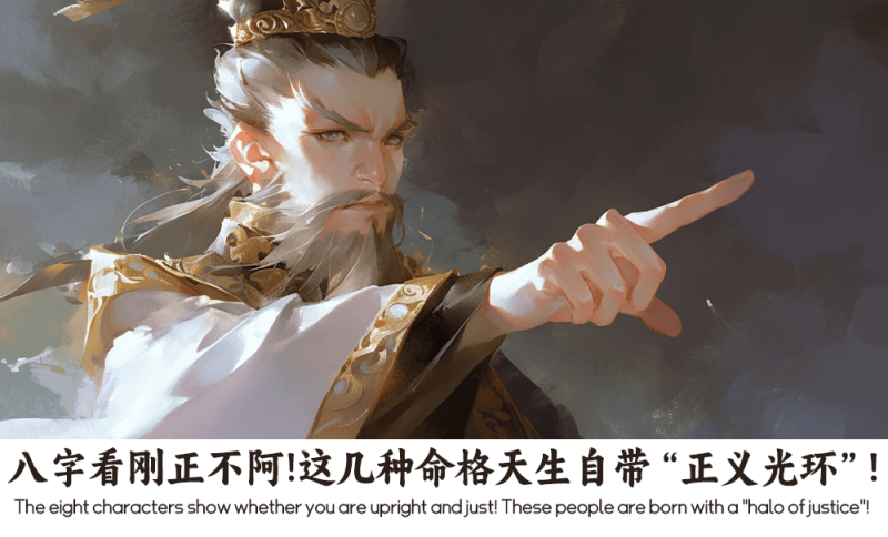 八字看刚正不阿