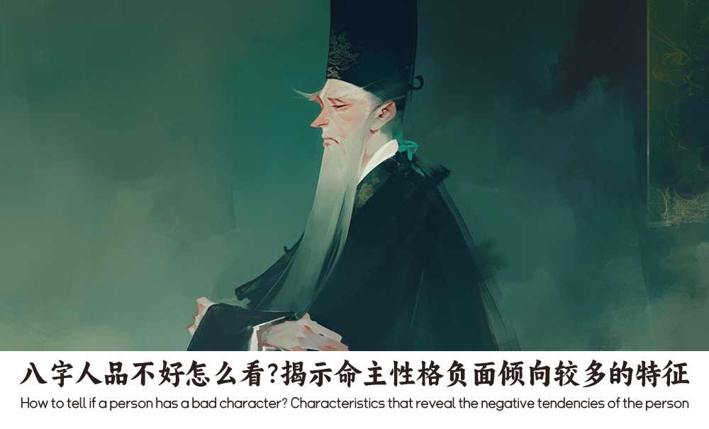 八字人品不好怎么看？揭示命主性格负面倾向较多的特征