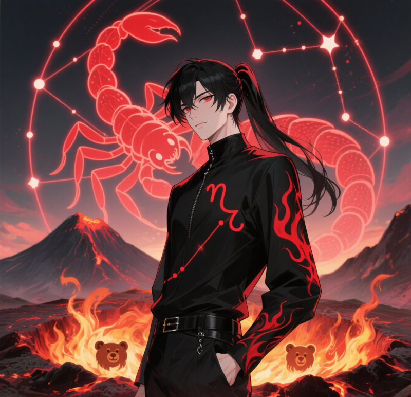 天蝎男生