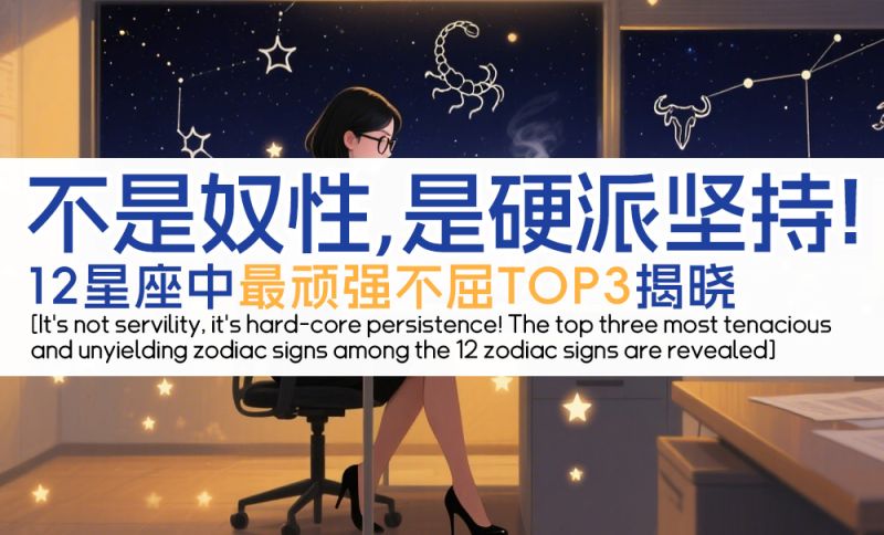 12星座中最顽强不屈TOP3