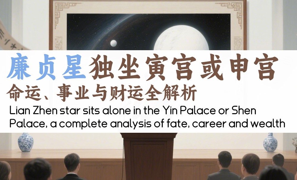 廉贞星独坐寅宫或申宫，命运、事业与财运全解析
