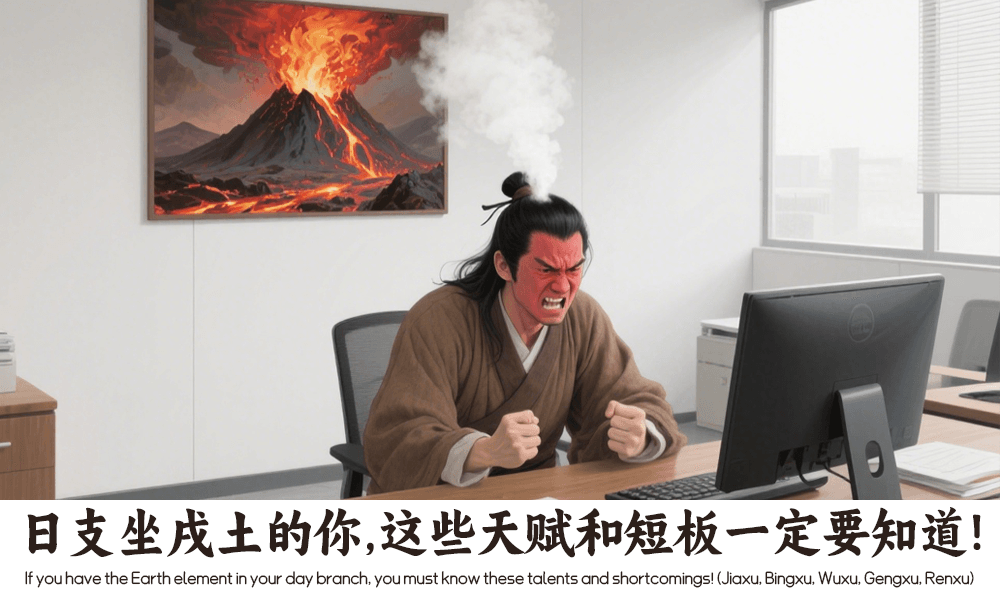 日支坐戌土的你，这些天赋和短板一定要知道！（甲戌、丙戌、戊戌、庚戌、壬戌）