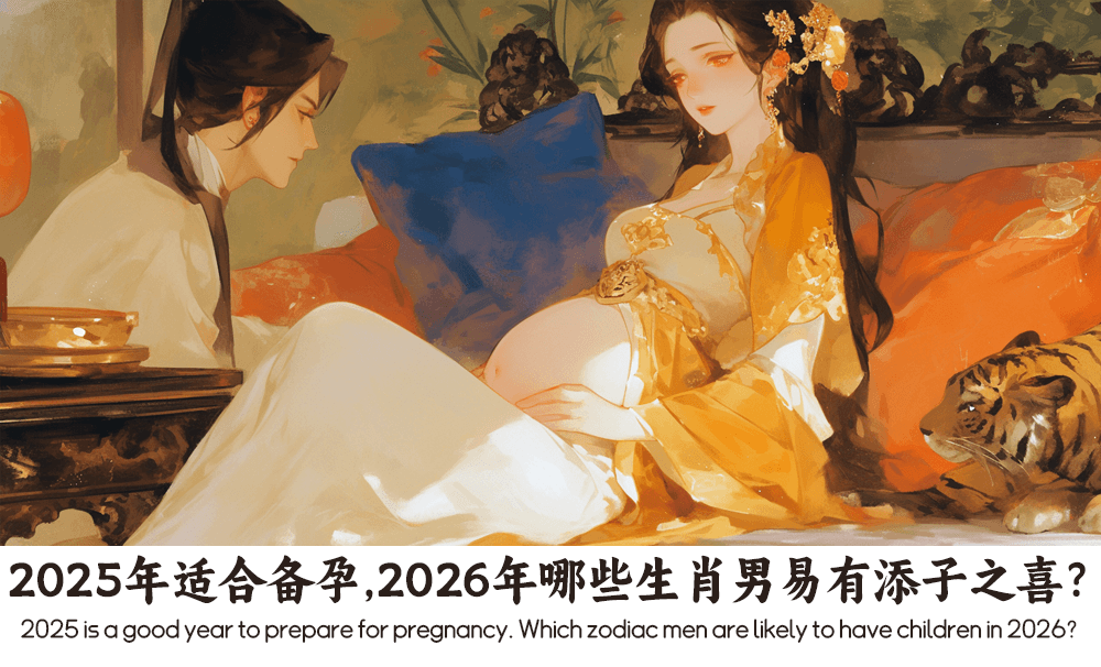 2025年适合备孕，2026年哪些生肖男易有添子之喜？