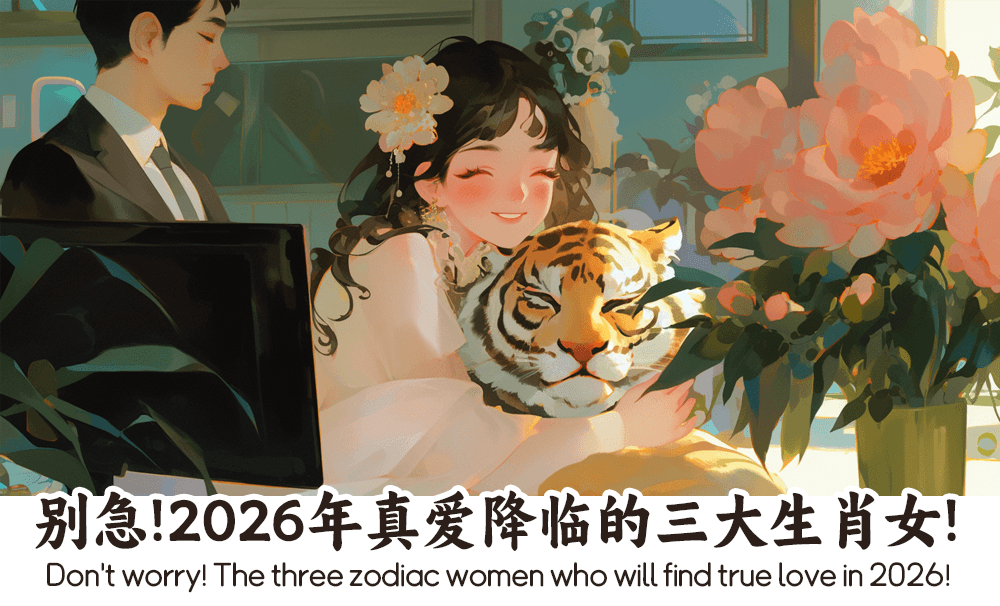别急！2026年真爱降临的三大生肖女！