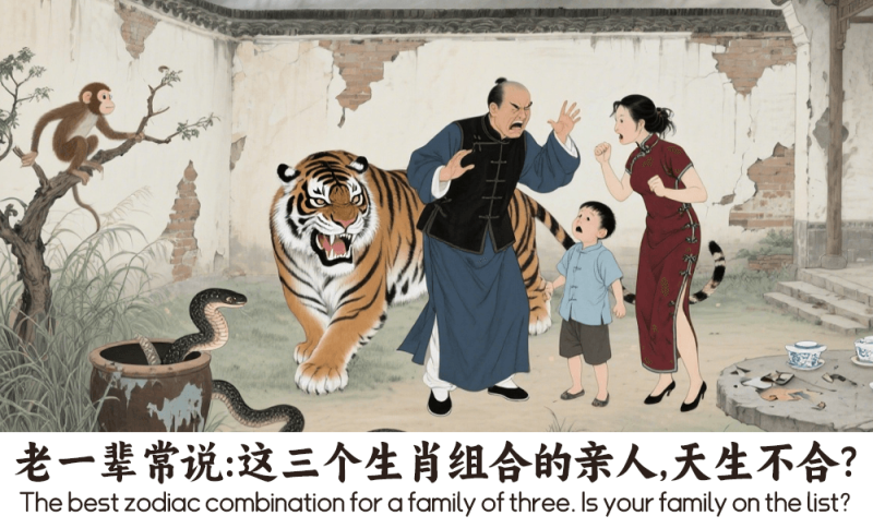 三个生肖组合的亲人