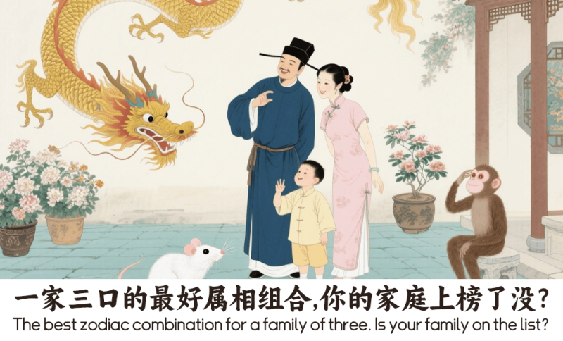 一家三口的最好属相组合