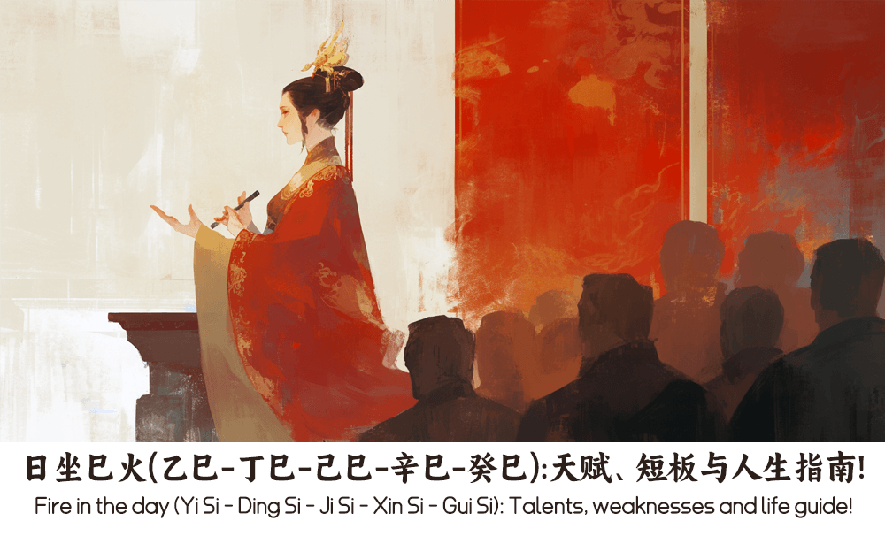 日坐巳火（乙巳-丁巳-己巳-辛巳-癸巳）：天赋、短板与人生指南!