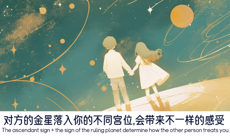 对方的金星落入你的不同宫位