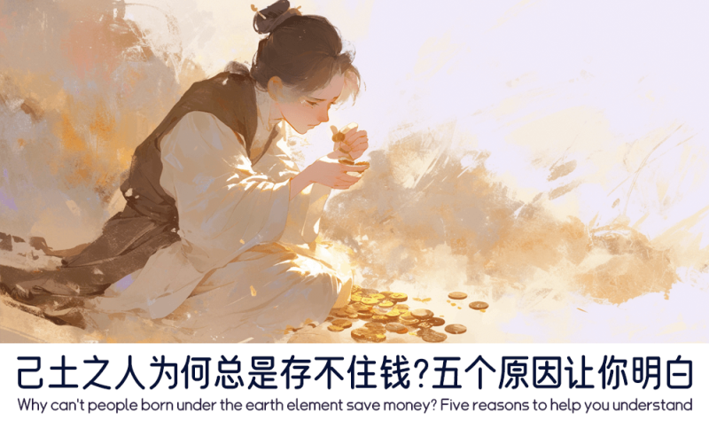 己土之人为何总是存不住钱？