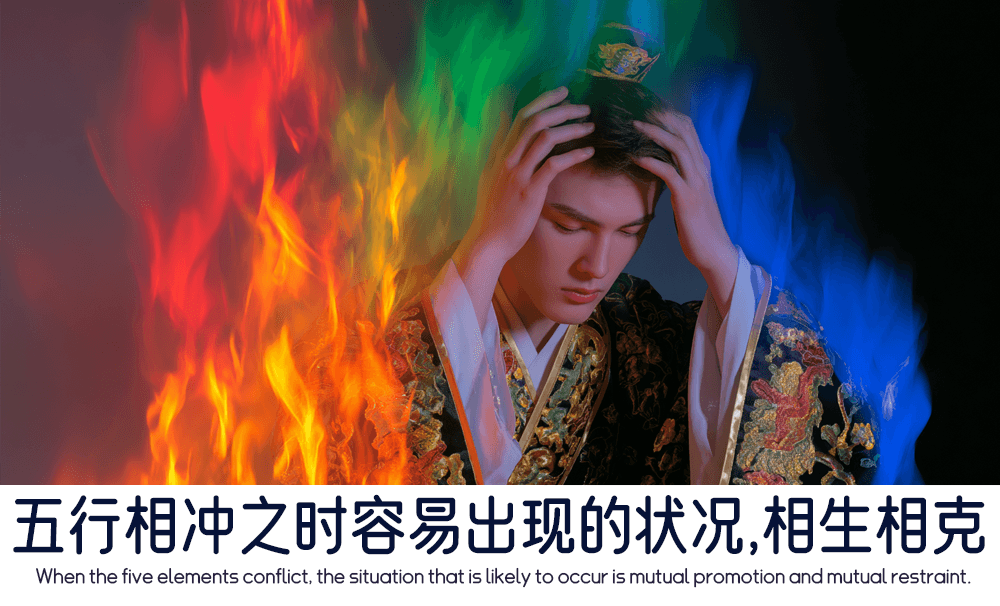 五行相冲之时容易出现的状况，相生相克
