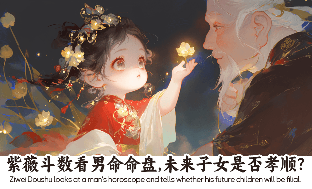 紫薇斗数看男命命盘，未来子女是否孝顺？