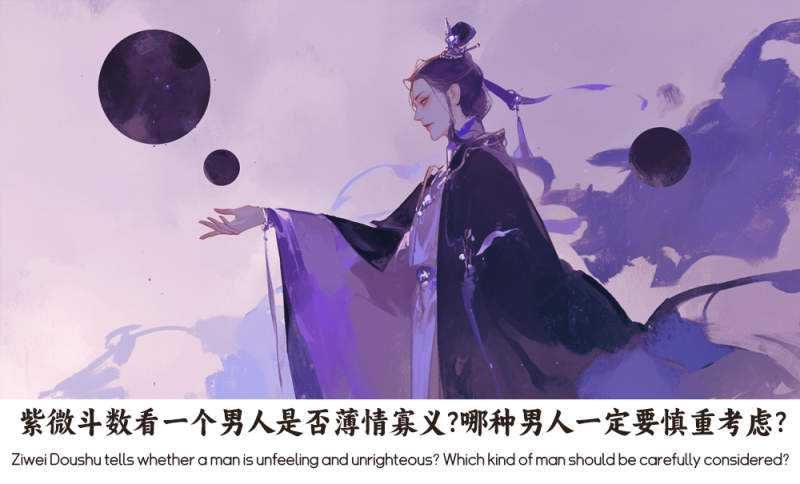 紫微斗数看一个男人是否薄情寡义