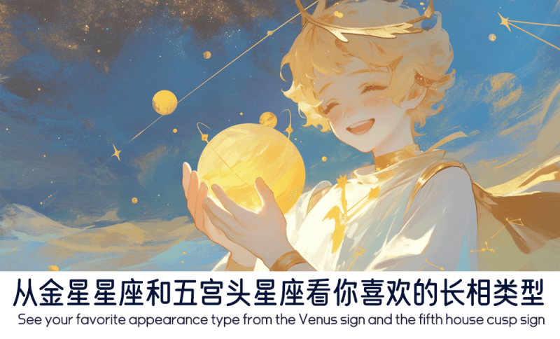 从金星星座和五宫头星座看你喜欢的长相类型